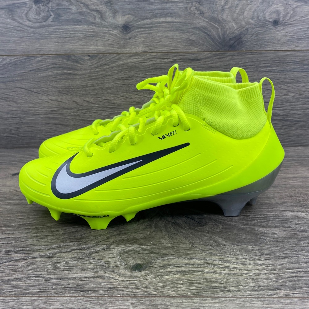 Nike Air Zoom Vapor 1 Football Cleats Mens 6.5 Volt Yellow FB3298 Athletic Shoes